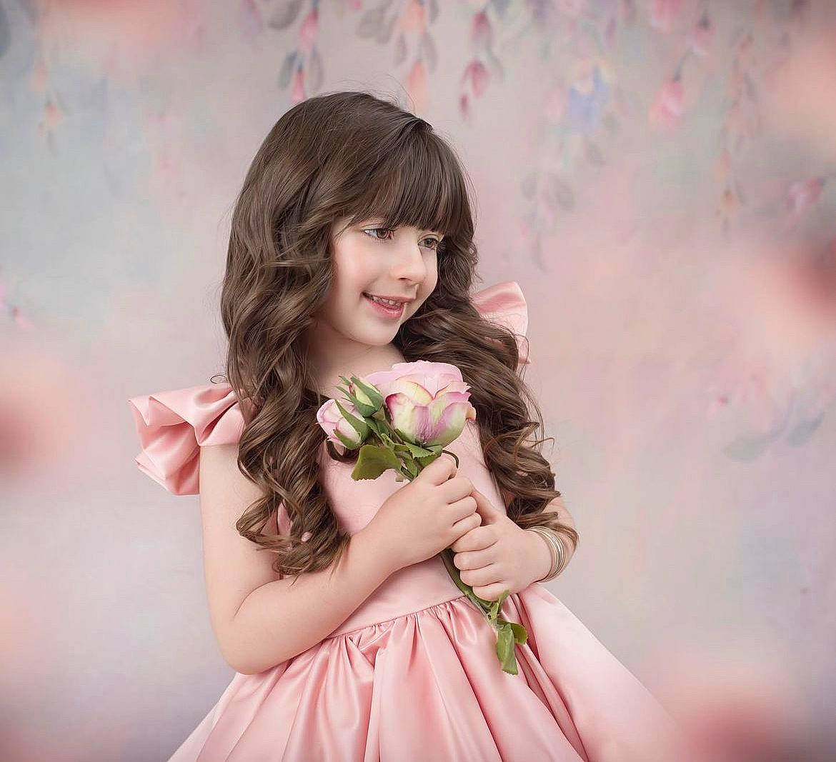 Hannah is registered to the contest to win money with this photo: bouquet, bridal_clothing, dress, event, flash_photography, flower, flower_arranging, flowering_plant, formal_wear, gown, grass, happy, headpiece, joy, long_hair, people_in_nature, person, petal, pink, plant