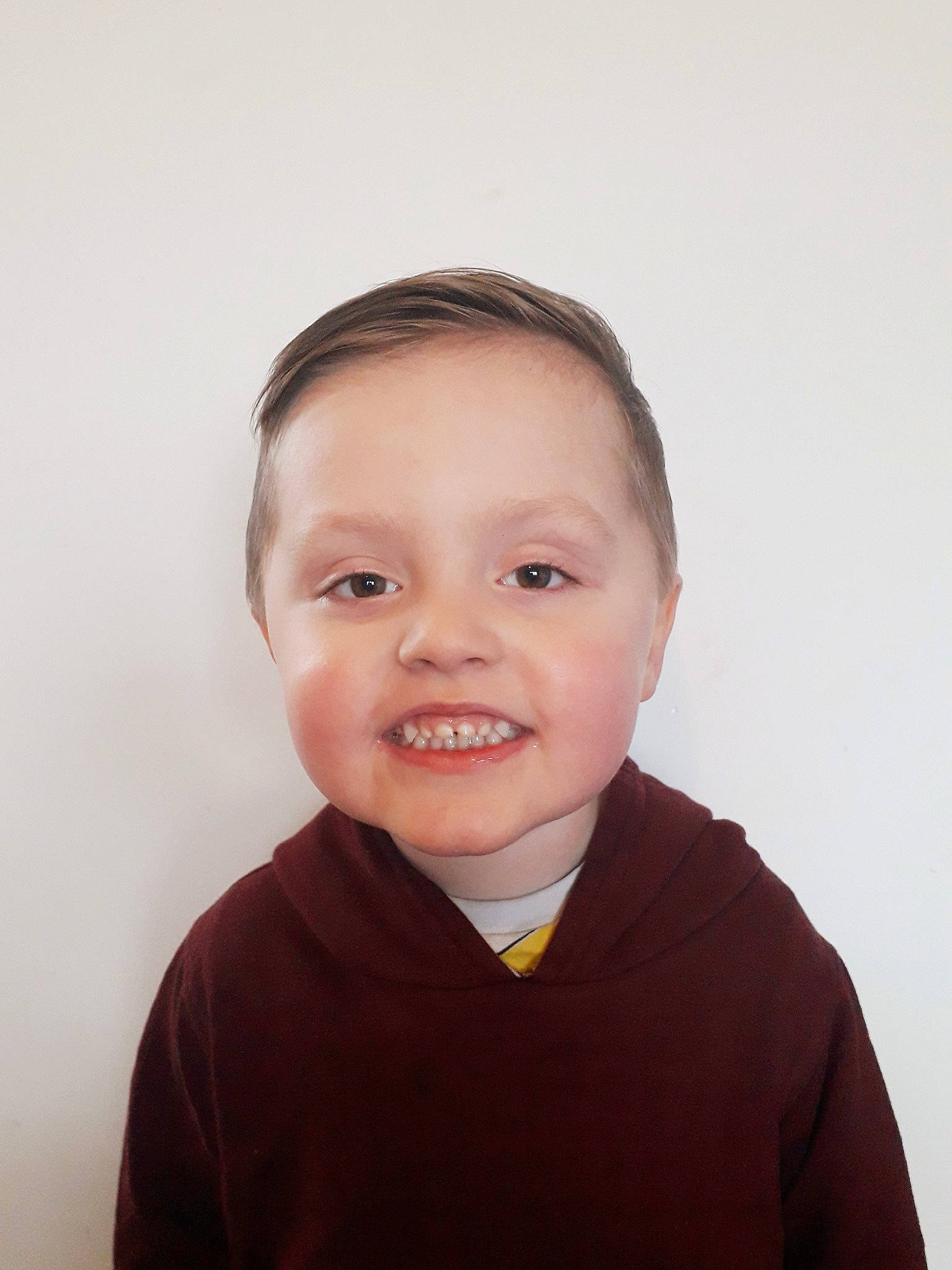 Robert joined the competition — help win amazing prizes! baby_toddler_clothing, cheek, child, collar, dress_shirt, electric_blue, flash_photography, gesture, happy, hoodie, iris, joy, laugh, lip, neck, person, portrait_photography, sitting, sleeve, smile