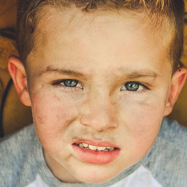 Korbin is registered to the contest to win money with this photo: cheek, child, chin, close_up, ear, eye, eyebrow, face, facial_expression, forehead, hair, hairstyle, head, jaw, lip, male, nose, organ, person, skin