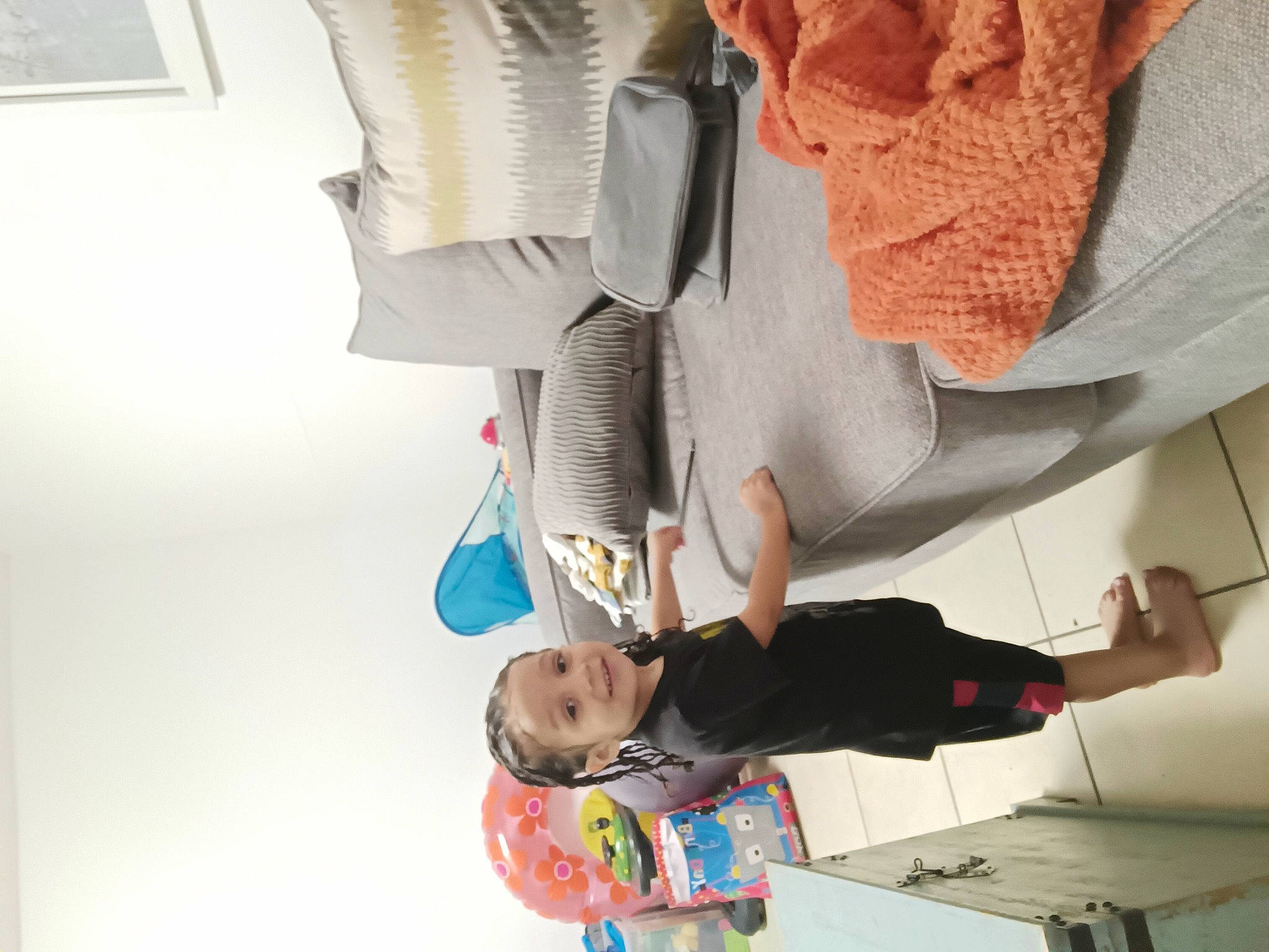 Kayden joined the competition — help win amazing prizes! child, comfort, gesture, joy, peach, person, picture_frame, room, sleeve, toddler