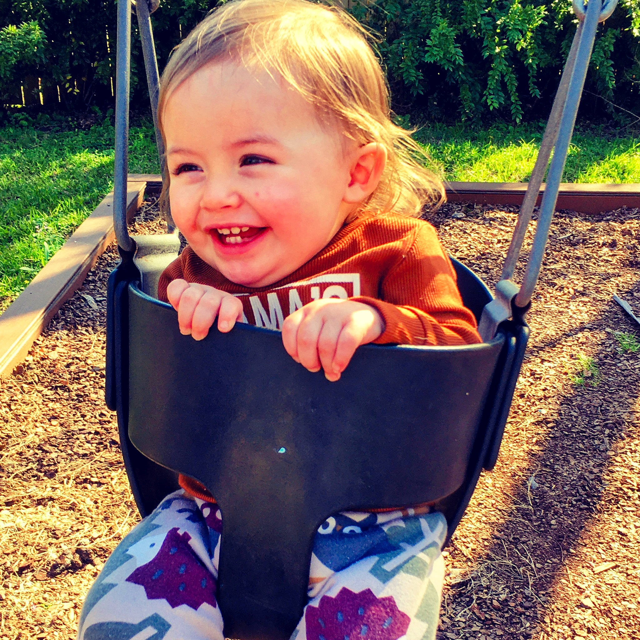 Levi joined the competition — help win amazing prizes! baby, baby_laughing, baby_toddler_clothing, child, fun, gesture, grass, happy, iris, joy, leisure, morning, people_in_nature, person, plant, playground, recreation, sleeve, smile, sunlight
