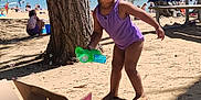 Trulia joined the competition — help win amazing prizes! child, toddler, beach, sand, trees, bubble_blower, sunlight, outdoor, water, people, picnic_table, box, clothing, purple_outfit, nature, summer, play, vacation, toy, park