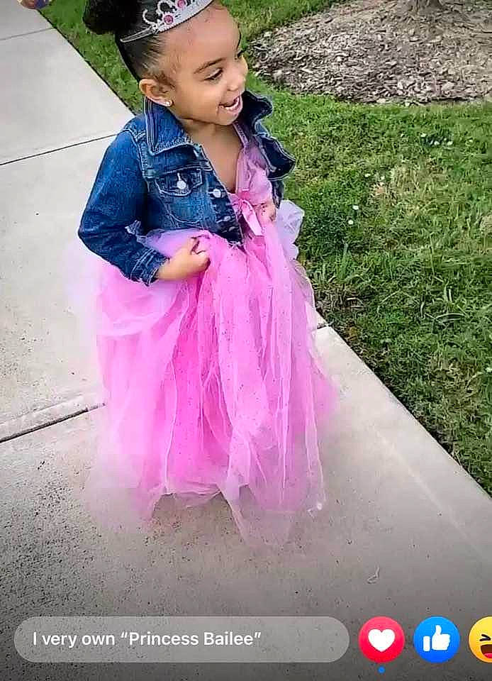 Bailee joined the competition — help win amazing prizes! baby_toddler_clothing, beauty, child, costume, dress, event, fashion_design, flash_photography, formal_wear, fun, gown, grass, happy, headpiece, joy, magenta, outerwear, person, photograph, pink