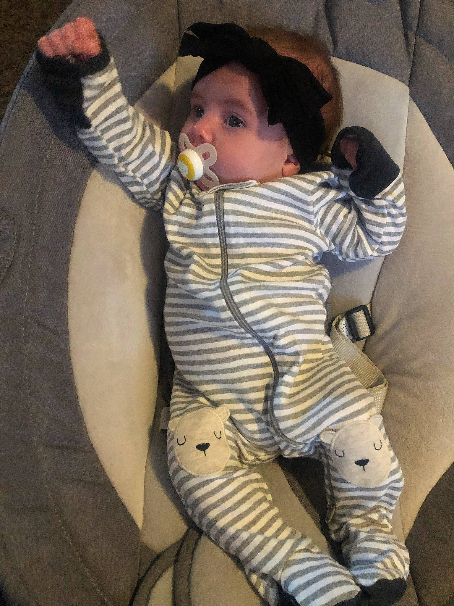 Aurora Iris joined the competition — help win amazing prizes! auto_part, baby, baby_carriage, baby_toddler_clothing, car_seat, chair, comfort, head, headgear, human_leg, joint, knee, lap, leg, organ, person, sleeve, thigh, toddler, trunk