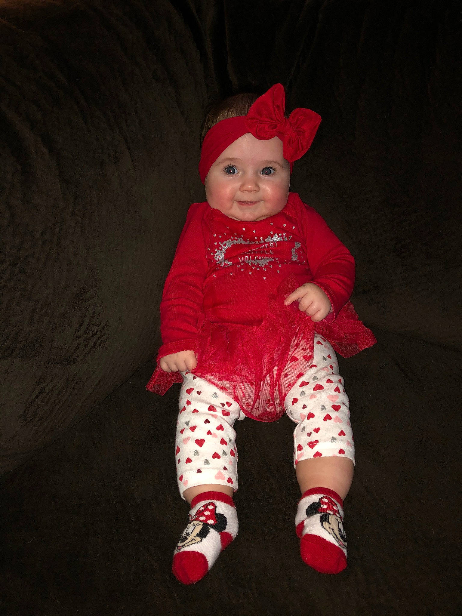 Alivia is registered to the contest to win money with this photo: baby, baby_toddler_clothing, child, headgear, person, pink, red, skin, smile, toddler