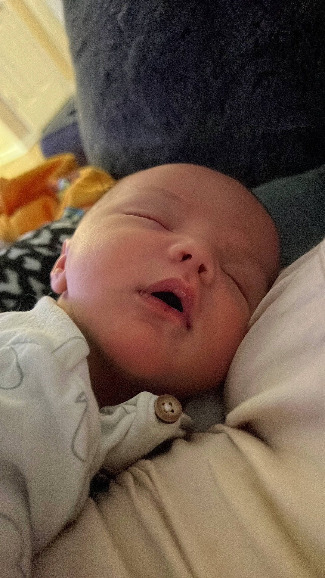 Hudson joined the competition — help win amazing prizes! baby, baby_products, baby_sleeping, baby_toddler_clothing, bedtime, cheek, child, chin, comfort, eye, eyebrow, head, linens, mouth, nap, nose, person, skin, sleep, thumb