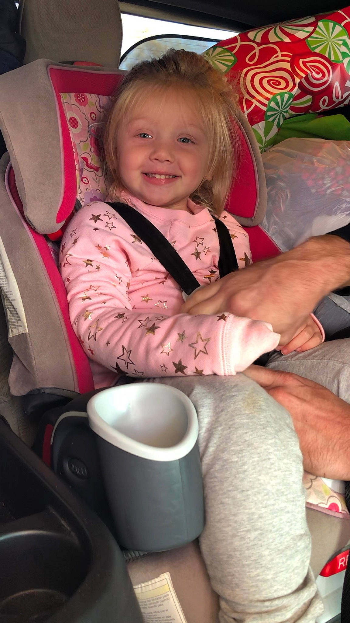 Dakotah joined the competition — help win amazing prizes! baby, car_seat, child, joy, person, sitting, toddler