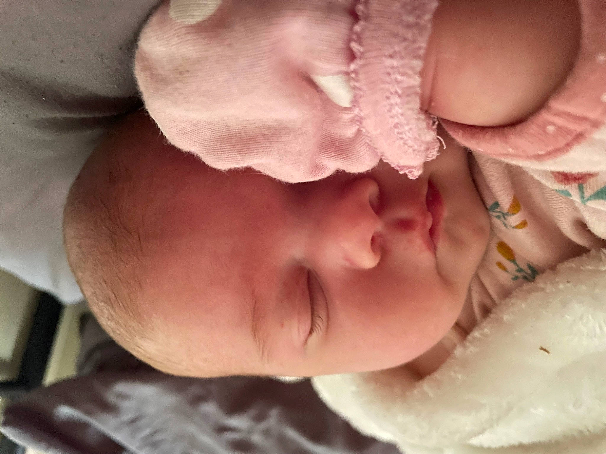 Marcella is registered to the contest to win money with this photo: arm, baby, cheek, chin, eye, eyebrow, eyelash, face, facial_expression, gesture, hairstyle, hand, happy, head, iris, lip, mouth, nose, person, plant