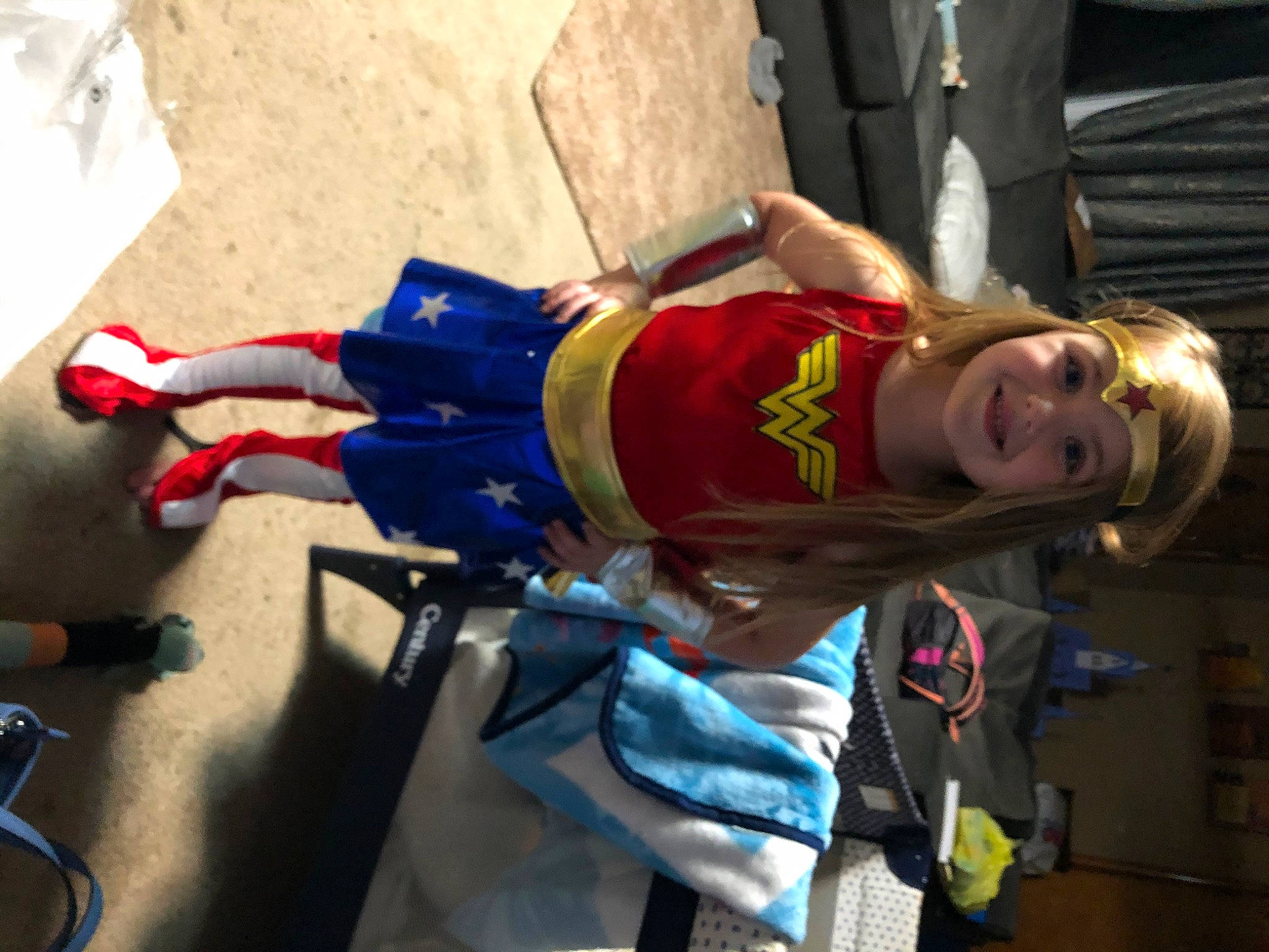 Harleigh joined the competition — help win amazing prizes! arm, child, competition_event, costume, electric_blue, event, fictional_character, fun, headwear, human_leg, joy, leg, leisure, person, recreation, shorts, smile, t_shirt, thigh