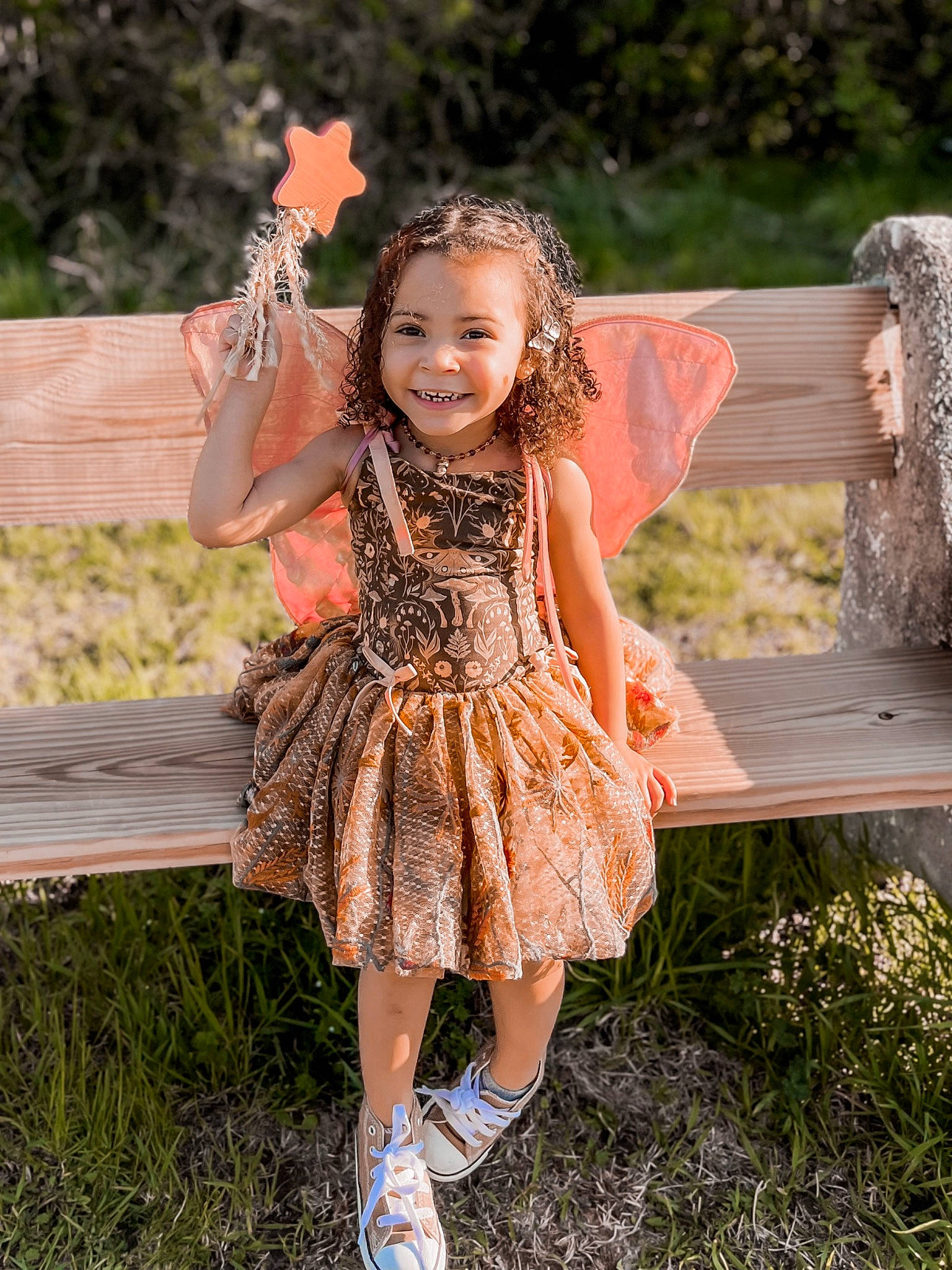 Haven joined the competition — help win amazing prizes! blond, child, day_dress, dress, fawn, flash_photography, formal_wear, fun, grass, happy, headpiece, joy, leisure, nature, people_in_nature, person, plant, sandal, sitting, smile