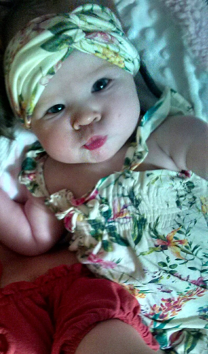 Celestial joined the competition — help win amazing prizes! baby, cheek, child, eye, hair_accessory, headband, headgear, headwear, lip, nose, person, smile, toddler