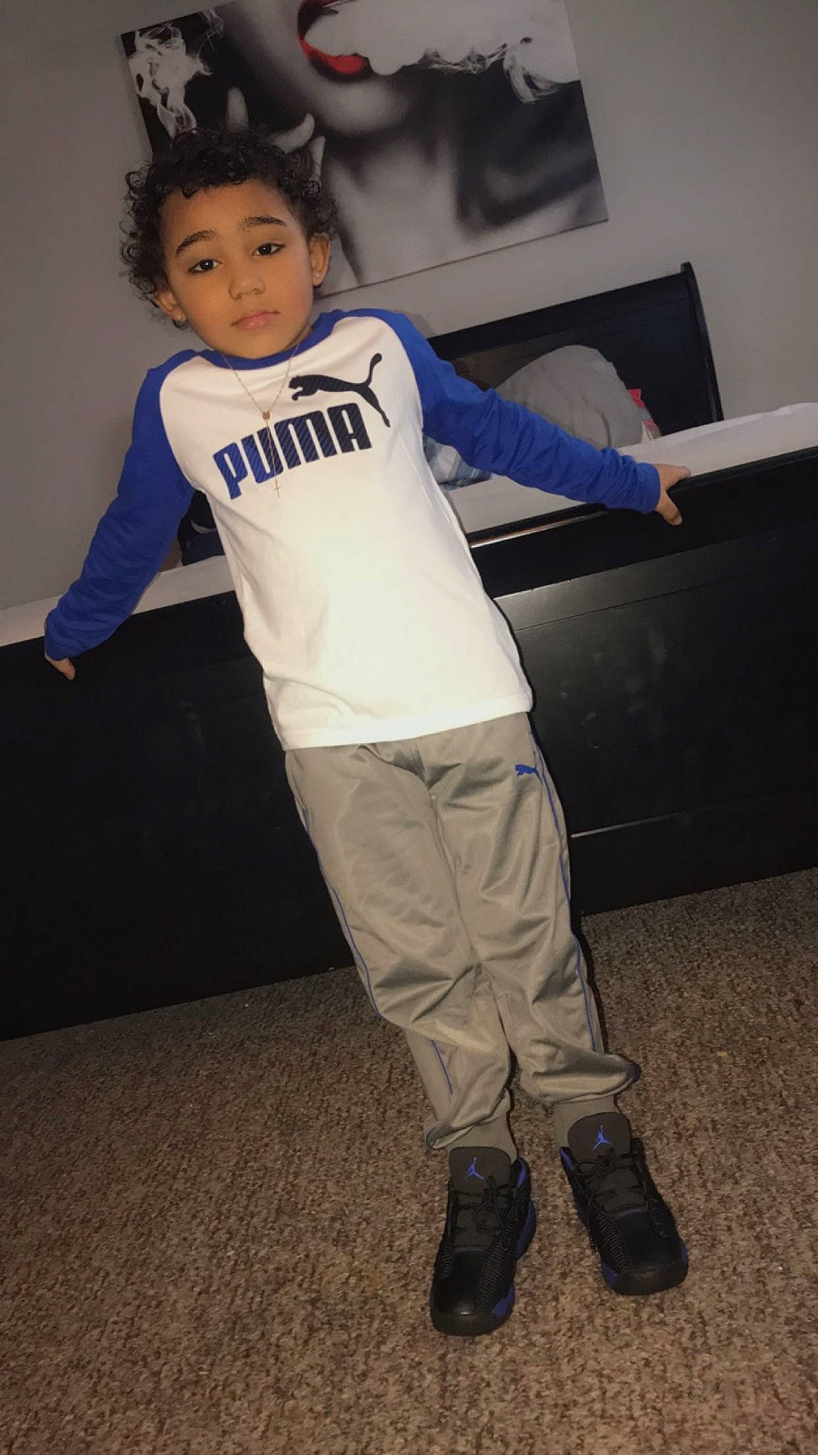 Avion joined the competition — help win amazing prizes! child, elbow, electric_blue, flash_photography, flooring, fun, gesture, jersey, knee, person, personal_protective_equipment, player, room, shoe, sleeve, sneakers, sportswear, sweatpant, t_shirt, toddler