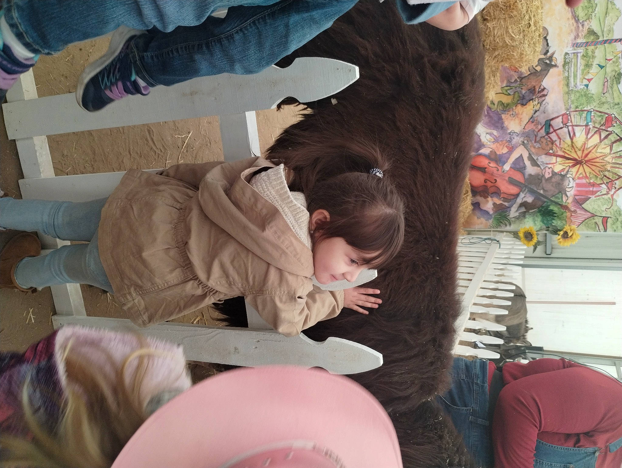 Journey is registered to the contest to win money with this photo: child, comfort, eyewear, fun, fur, hat, human_leg, leisure, person, plant, recreation, sitting, sunglasses, t_shirt, textile, thigh, toddler, tree, vacation, visual_arts