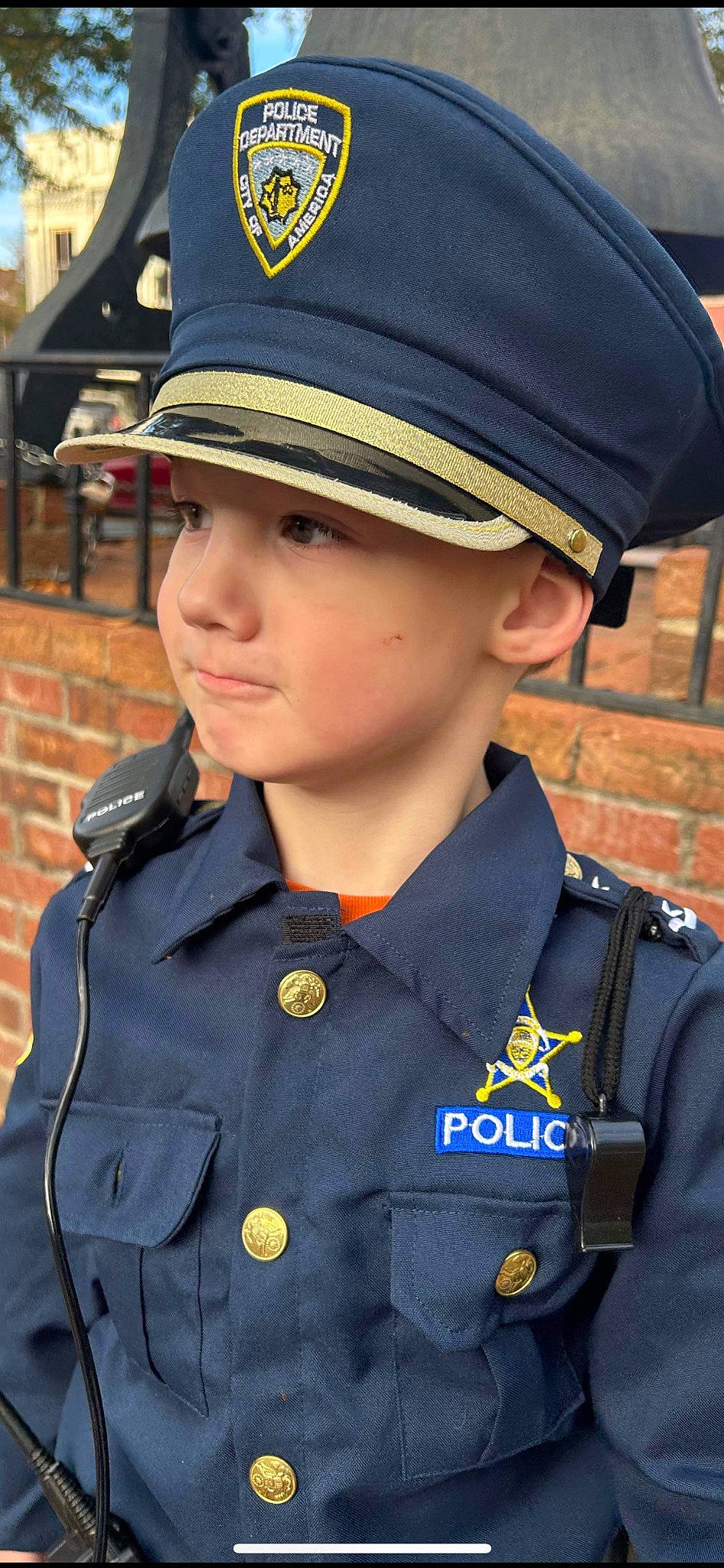 Carter joined the competition — help win amazing prizes! cap, collar, dress_shirt, electric_blue, event, gesture, hat, headwear, law_enforcement, military_officer, military_person, military_uniform, non_commissioned_officer, official, organization, person, photograph, police_officer, security, sleeve