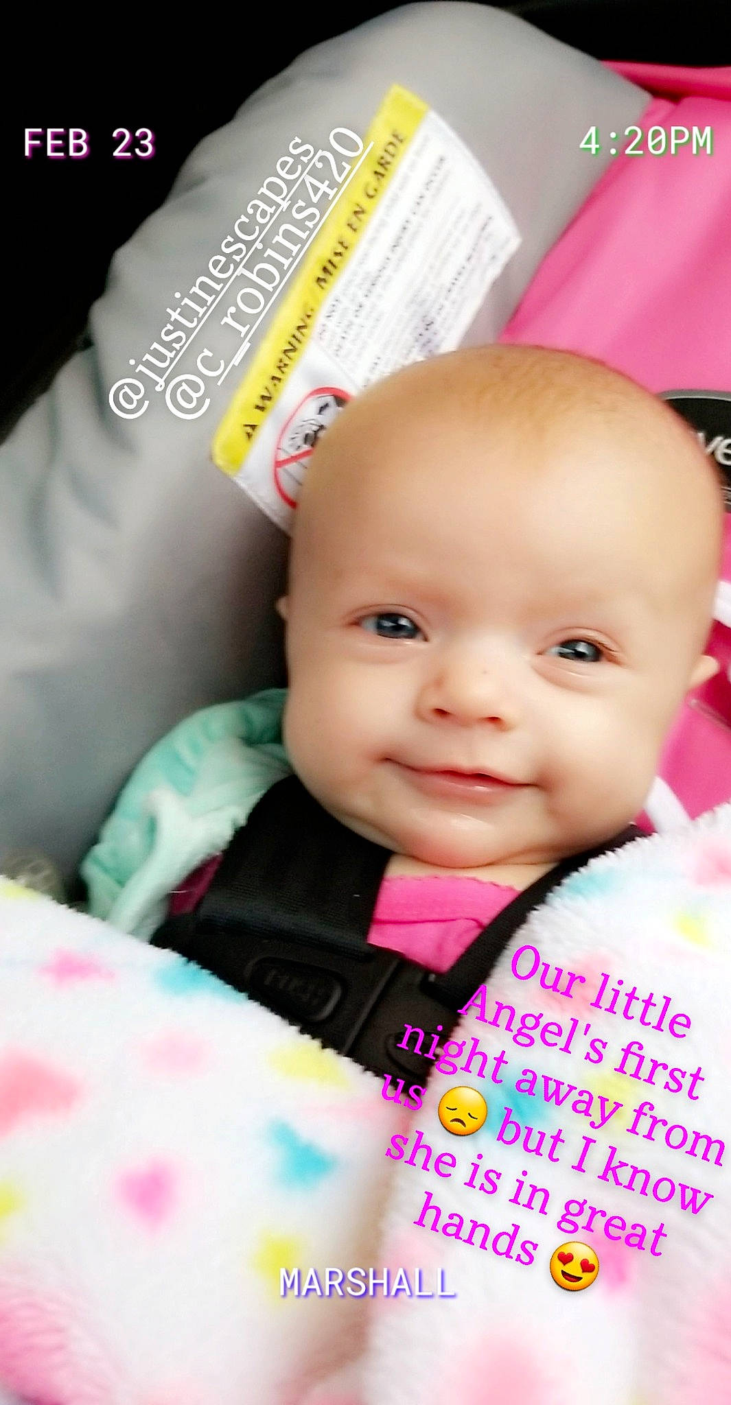 Sabrina joined the competition — help win amazing prizes! baby, cheek, child, eye, face, head, lip, person, pink, skin, smile, toddler