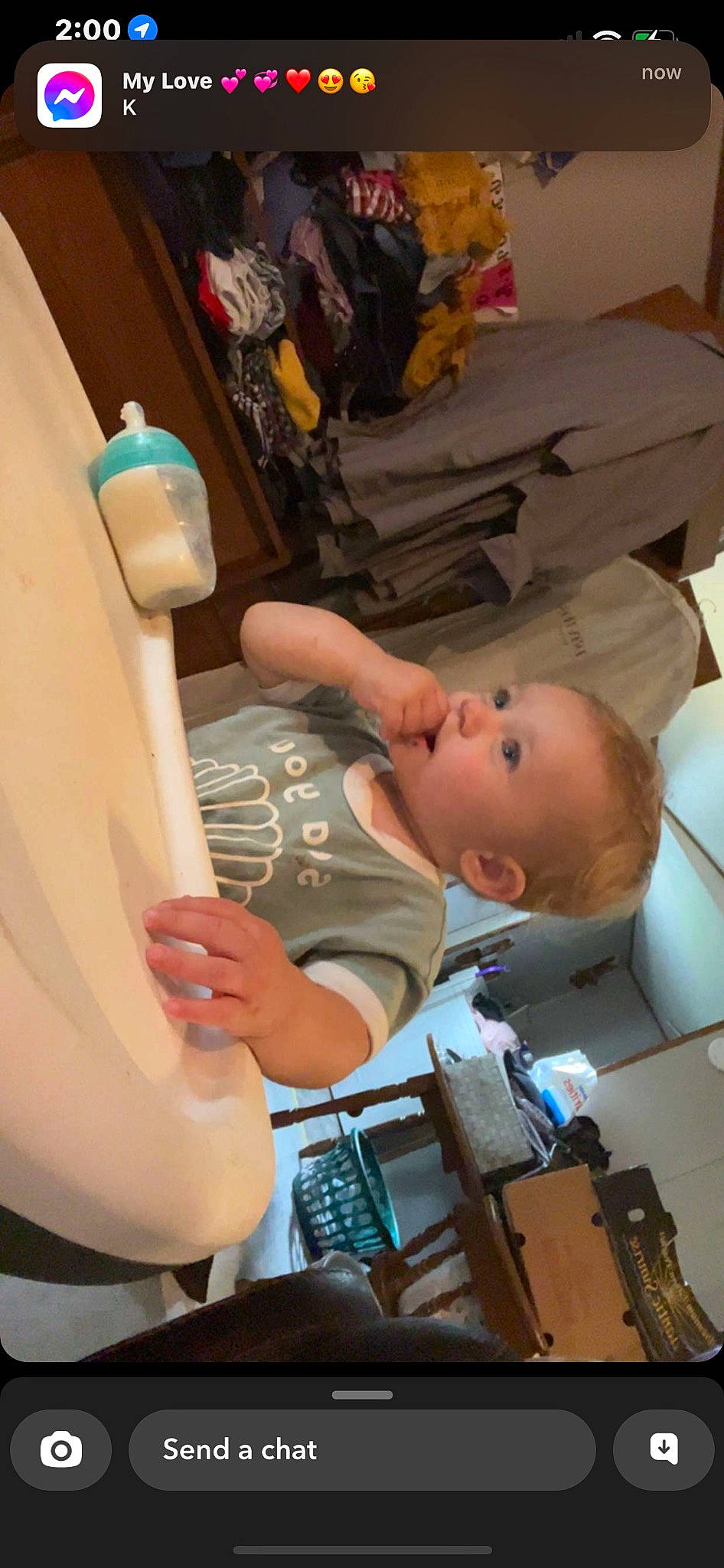 Brynnleigh joined the competition — help win amazing prizes! baby, baby_products, chair, child, comfort, drawer, elbow, fun, machine, person, room, toddler, wood