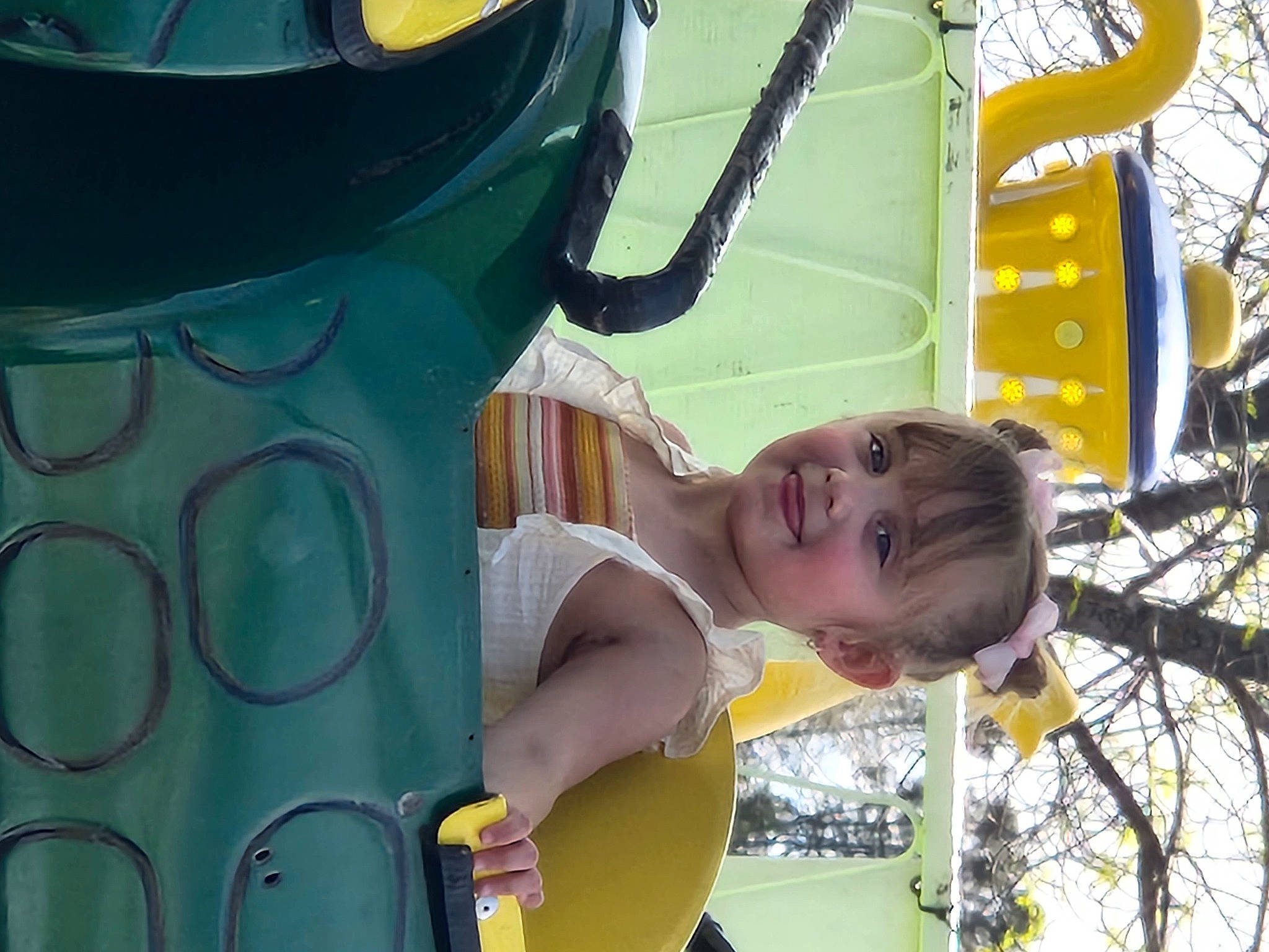 Auriella joined the competition — help win amazing prizes! child, city, fun, green, happy, joy, leisure, outdoor_play_equipment, person, photograph, plant, plastic, play, playground, recreation, smile, snapshot, sunglasses, toddler, tree