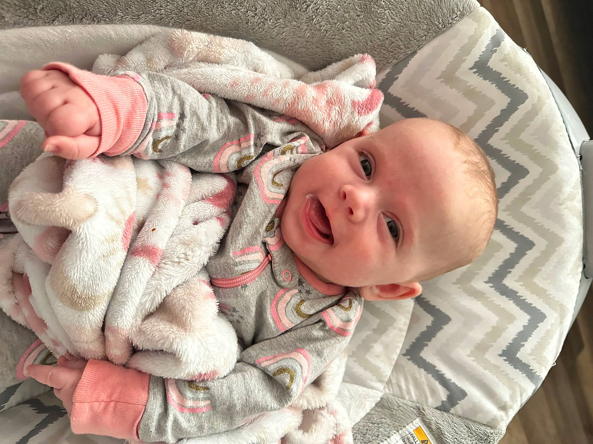 Everly joined the competition — help win amazing prizes! baby, baby_toddler_clothing, cheek, child, comfort, finger, hand, head, iris, lip, mammal, mouth, nose, person, product, skin, sleeve, smile, textile, toddler