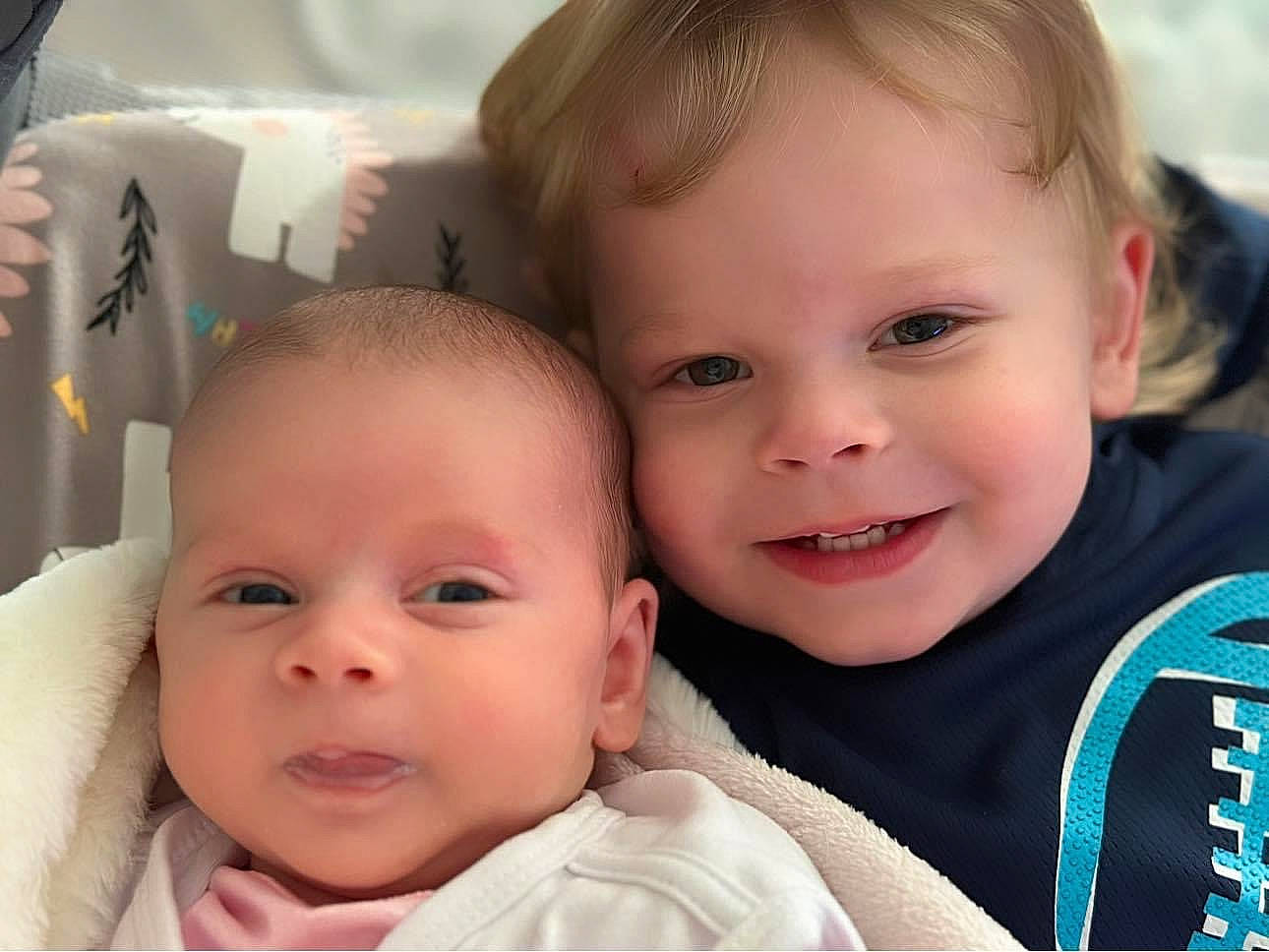 Everly is registered to the contest to win money with this photo: baby, baby_toddler_clothing, cheek, child, chin, eye, eyebrow, eyelash, face, facial_expression, fun, hairstyle, happy, iris, joy, lip, mouth, nose, person, skin