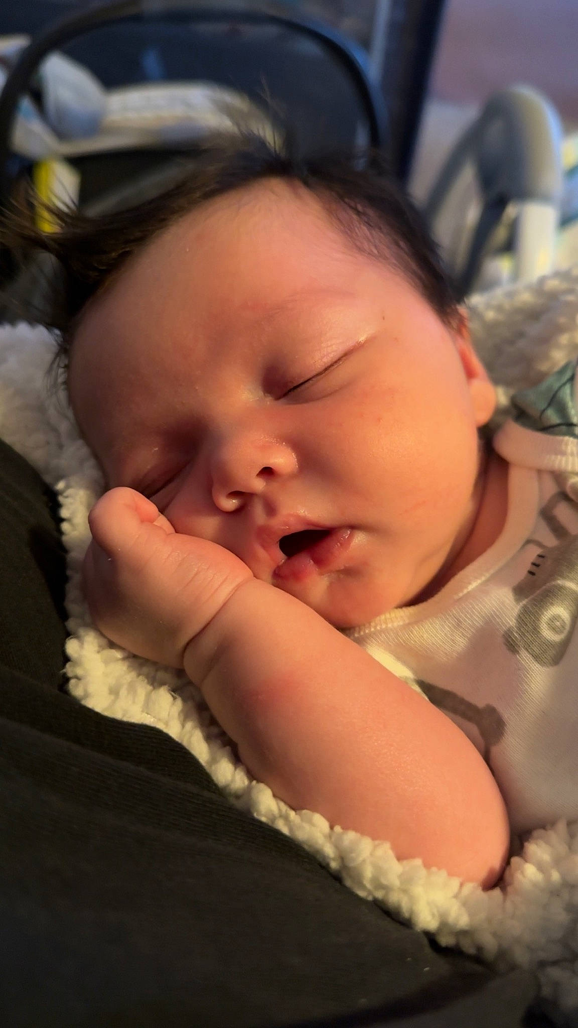 Chase is registered to the contest to win money with this photo: baby, bedtime, cheek, child, chin, comfort, eyebrow, facial_expression, finger, fun, gesture, grass, happy, lip, mouth, nose, person, skin, smile, thumb