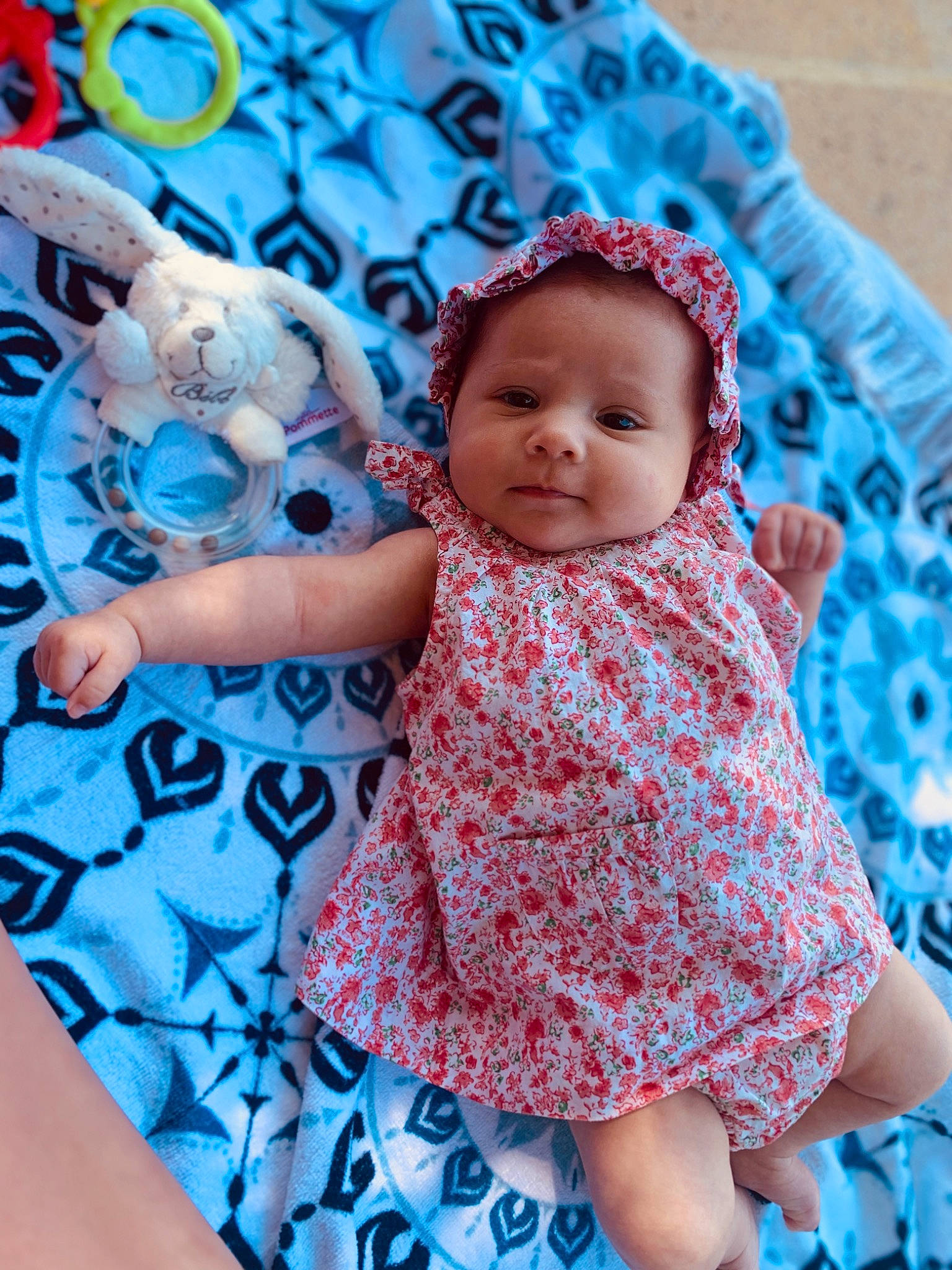 Lanna participe au concours pour gagner de l'argent avec cette photo : aqua, azure, baby, baby_toddler_clothing, blue, dress, fashion, finger, hand, happy, magenta, outerwear, person, pink, product, purple, skin, sleeve, textile, toddler