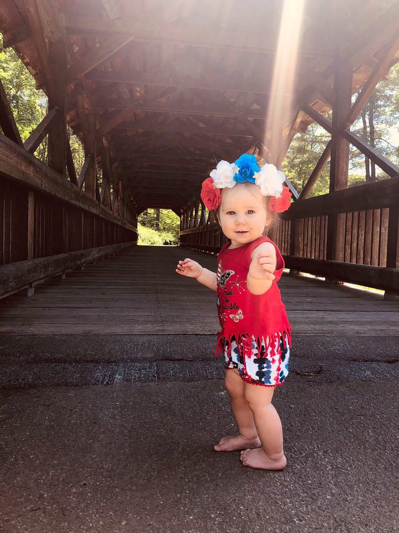 Lilyana joined the competition — help win amazing prizes! baby, baby_toddler_clothing, fashion, flash_photography, fun, grass, hairstyle, happy, hat, head, headgear, headwear, leaf, leisure, magenta, people_in_nature, person, pink, plant, standing