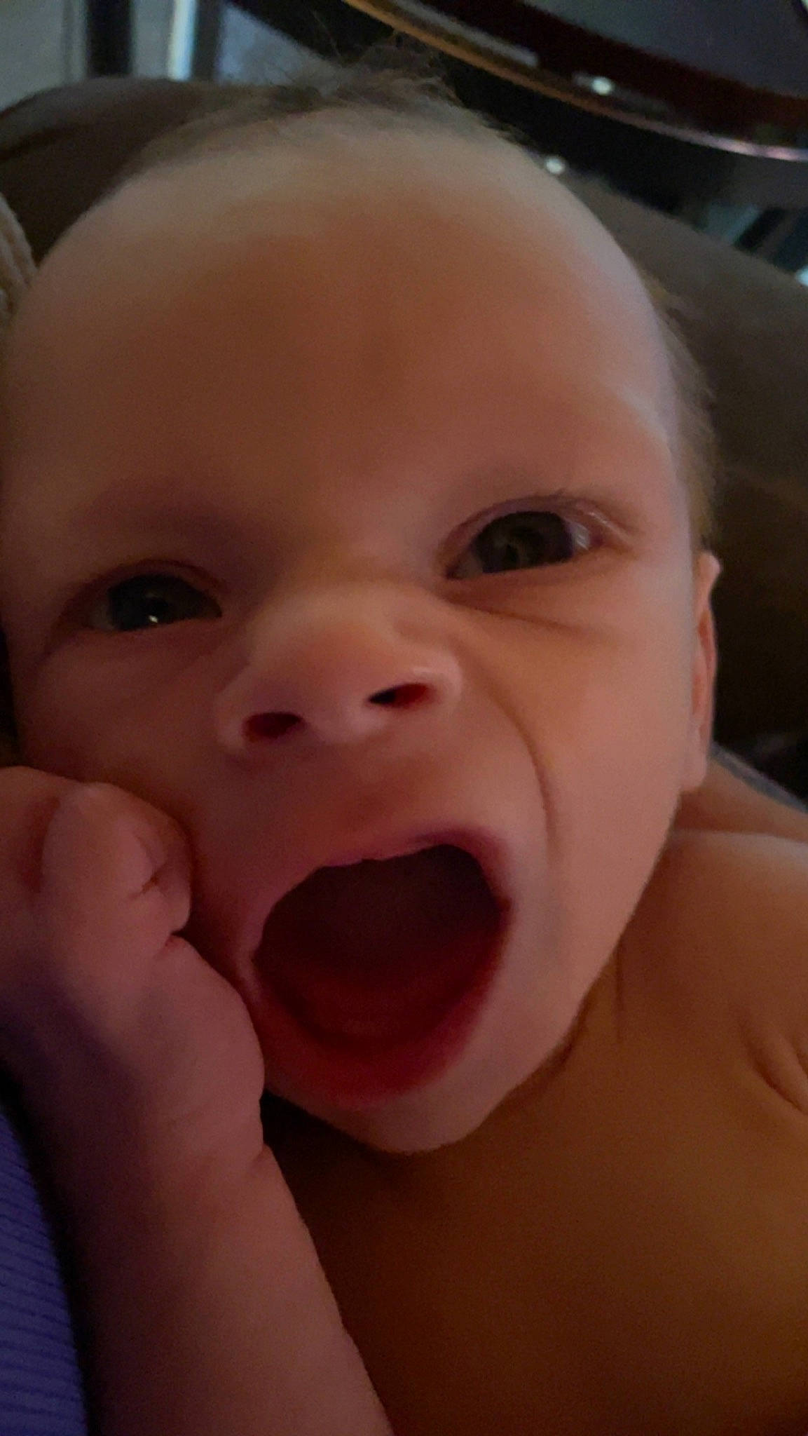 Jackson joined the competition — help win amazing prizes! baby, cheek, chin, ear, eyebrow, eyelash, forehead, gesture, happy, human_body, iris, jaw, lip, mouth, neck, nose, person, skin, thumb, tongue