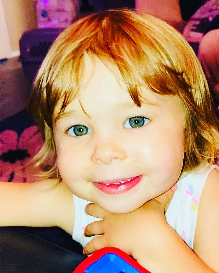 Eliza is registered to the contest to win money with this photo: baby_playing_with_toys, bangs, blond, blue, cheek, child, chin, electric_blue, eyebrow, eyelash, fun, gesture, happy, iris, joy, lip, mouth, nose, person, skin