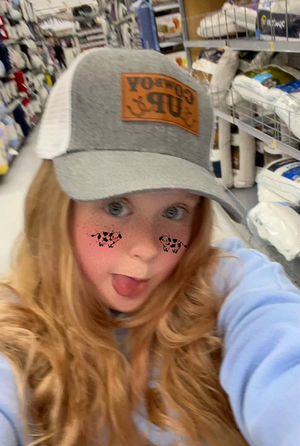 Kylee joined the competition — help win amazing prizes! baseball_cap, beanie, cap, child, cool, fashion_accessory, fun, fur, happy, hat, headgear, headwear, helmet, knit_cap, person, personal_protective_equipment, portrait_photography, recreation, smile, t_shirt