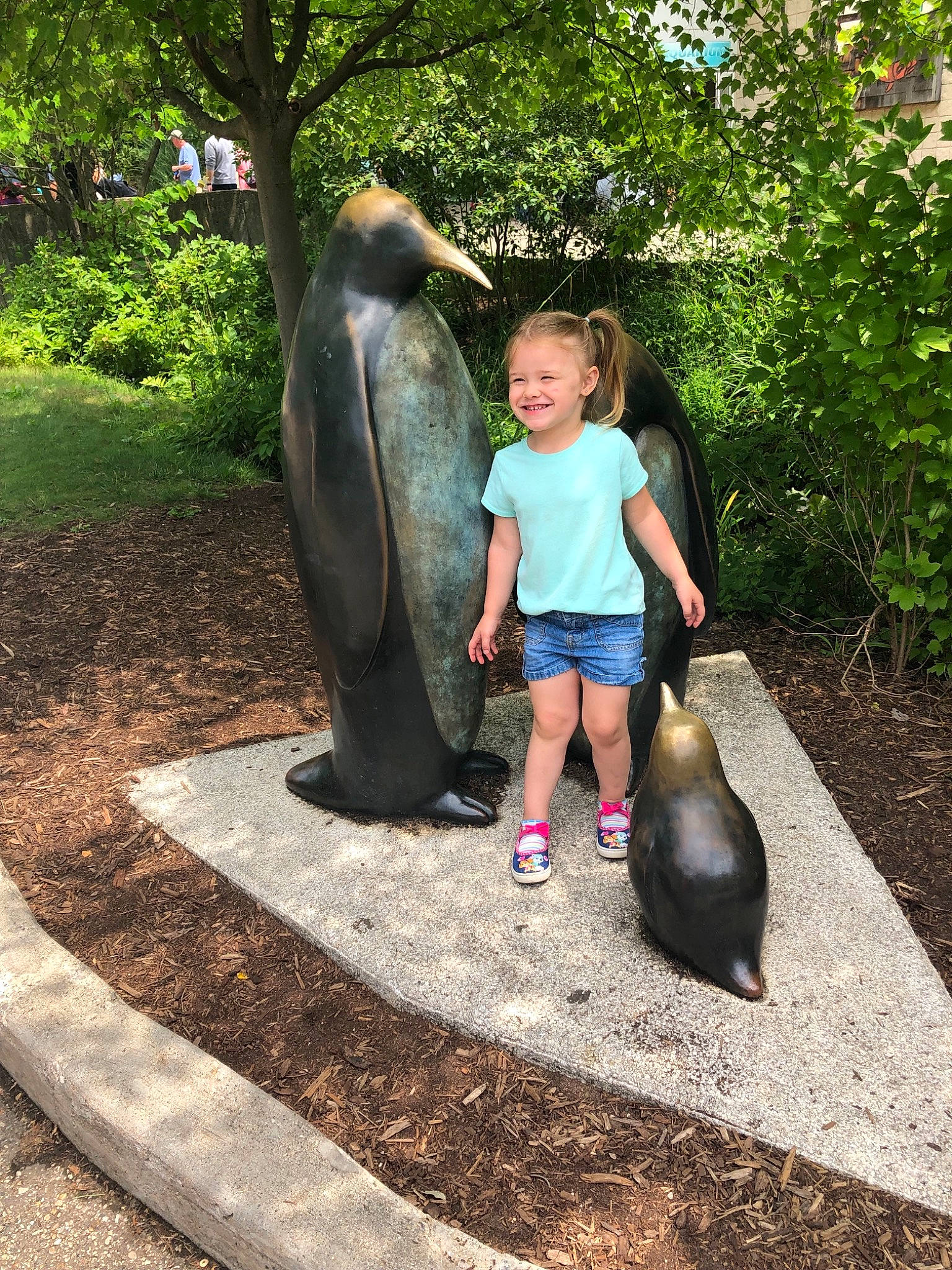Skylynn joined the competition — help win amazing prizes! botany, child, joy, leisure, park, person, recreation, statue, vacation, zoo