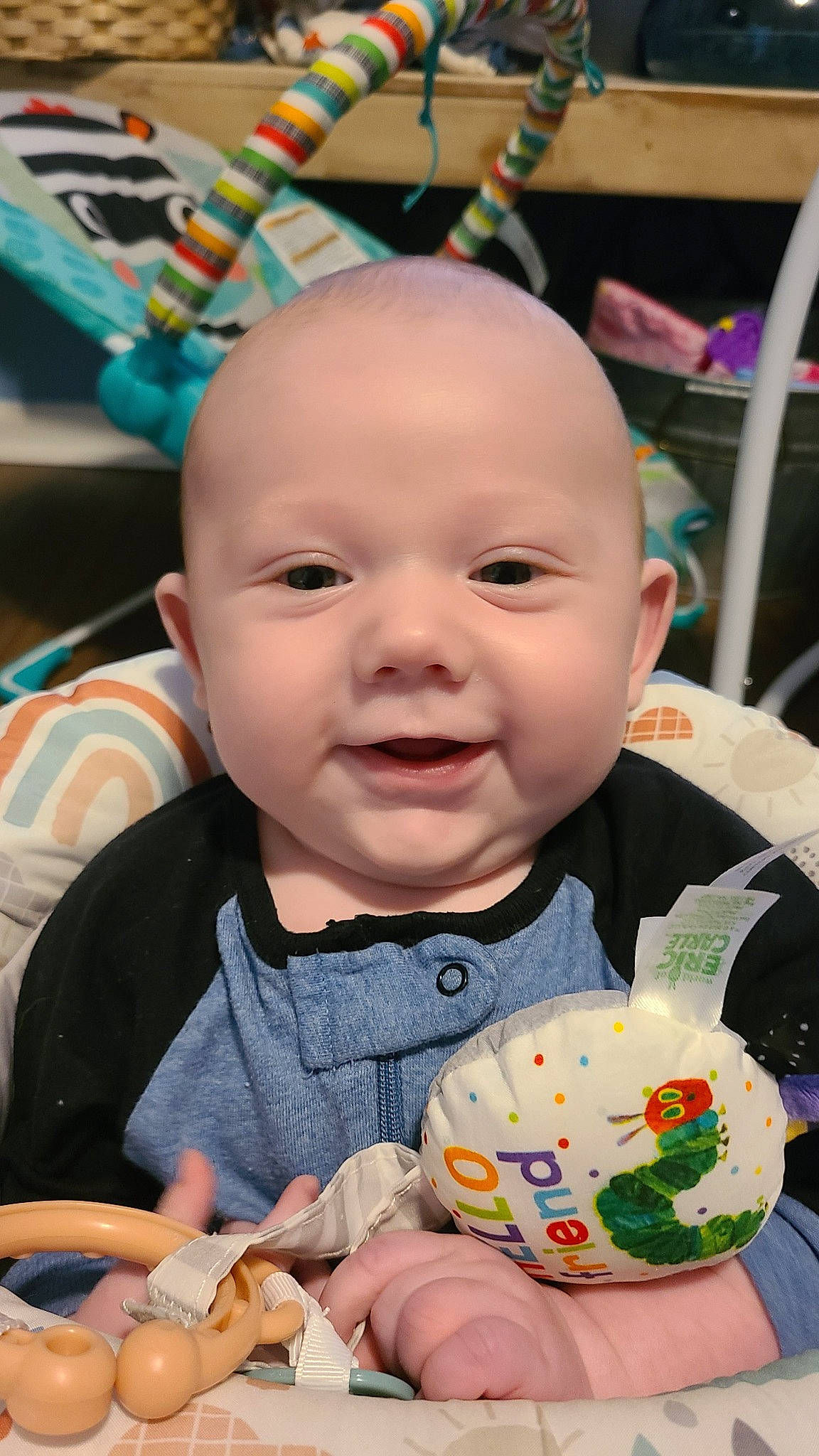 Reid joined the competition — help win amazing prizes! baby, baby_toddler_clothing, blue, cheek, child, comfort_food, event, face, fashion_accessory, fun, green, happy, people, person, product, skin, smile, sweetness, textile, toddler