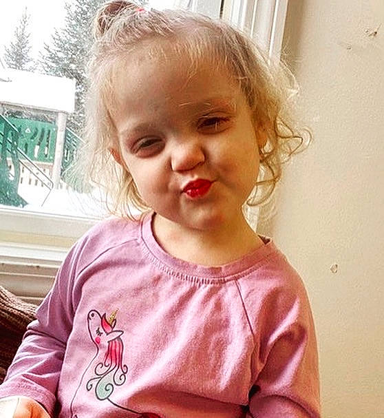 Madelyn joined the competition — help win amazing prizes! cheek, chin, cool, ear, eyelash, facial_expression, hair, hairstyle, happy, iris, lip, mouth, neck, nose, organ, people, person, sleeve, smile, toddler