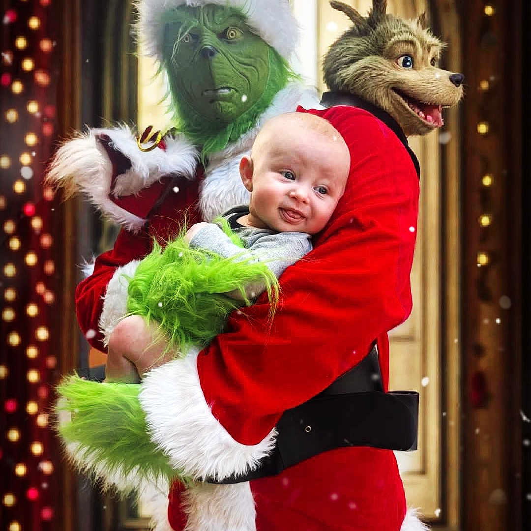 Ares joined the competition — help win amazing prizes! accessories, baby, carnival, christmas, clothing, coat, costume, elf, face, festival, glasses, hat, head, jacket, person, photography, plush, portrait, santaclaus, toy