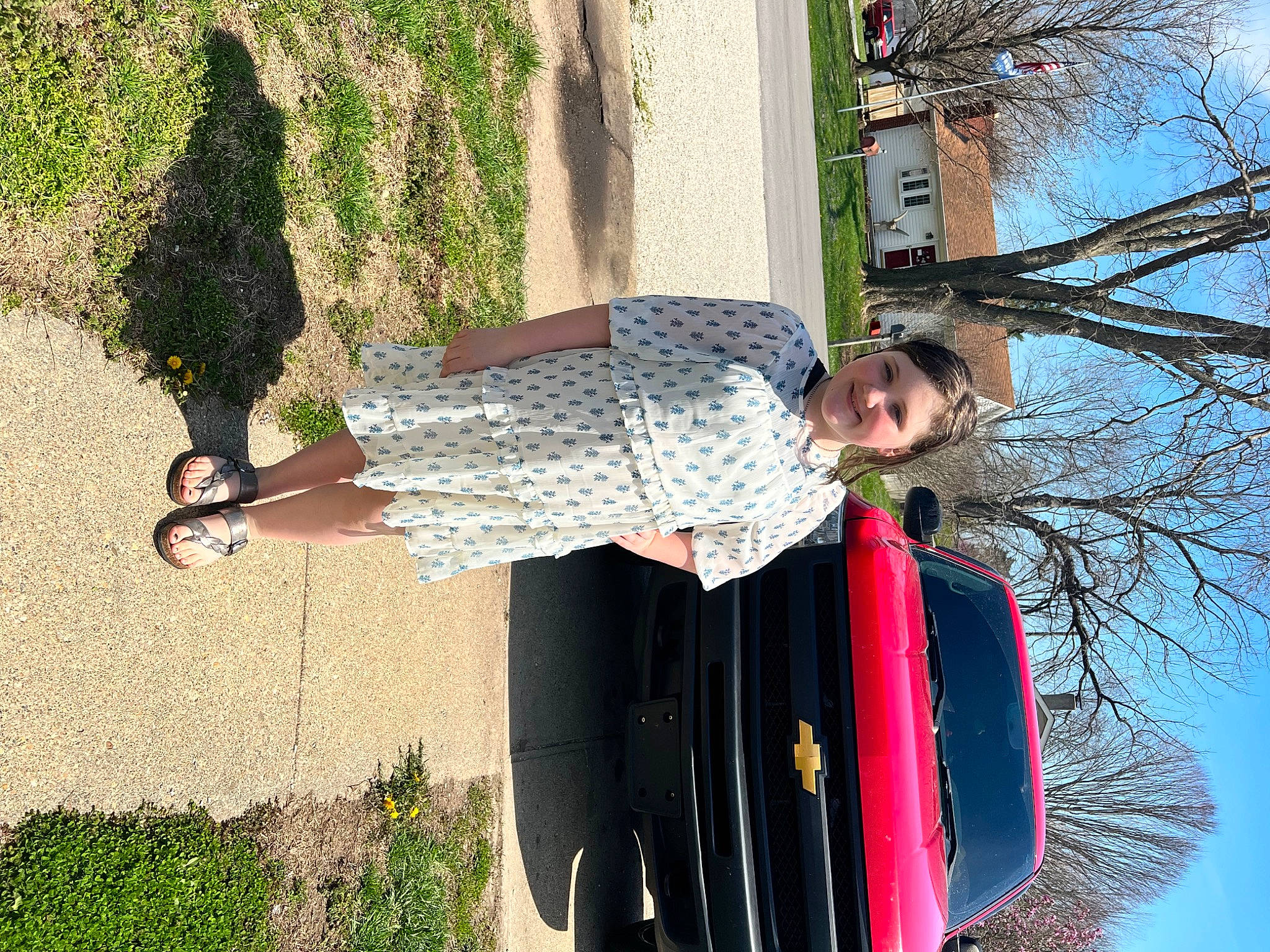 Elise joined the competition — help win amazing prizes! beauty, eyewear, fun, grass, happy, joy, leisure, pattern, people_in_nature, person, plant, sky, tints_and_shades, tree, waist