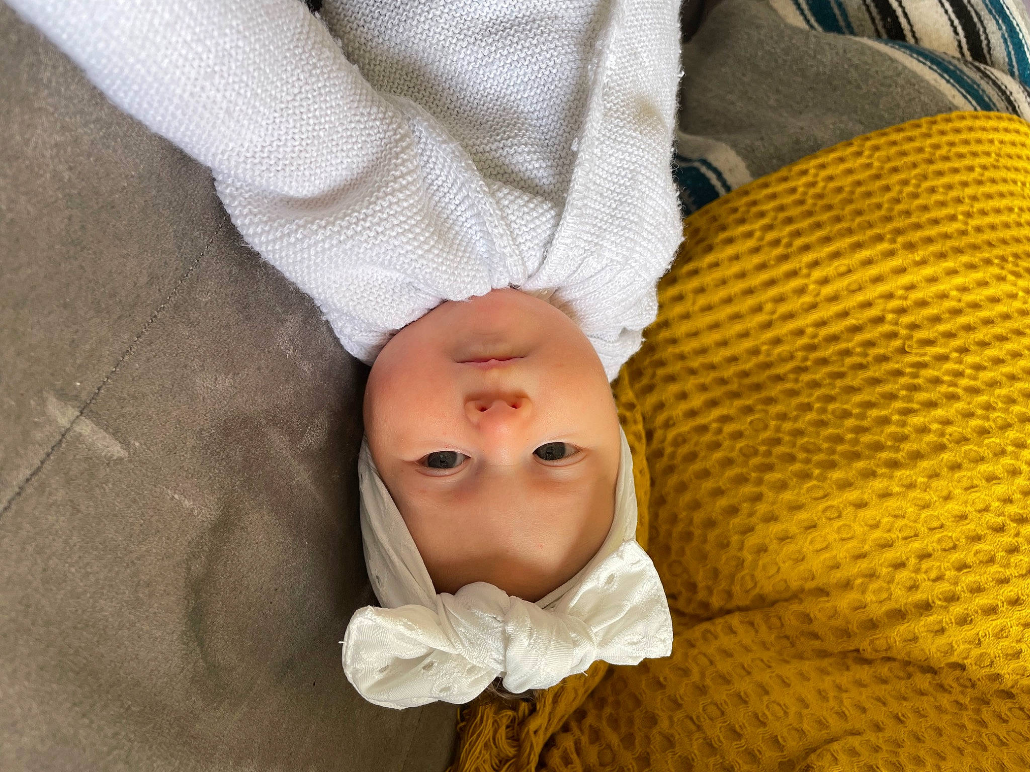 Alienor participe au concours pour gagner de l'argent avec cette photo : baby, baby_products, baby_sleeping, baby_toddler_clothing, cheek, child, comfort, gesture, linens, nap, person, sleep, sleeve, thumb, toddler, wood, wool