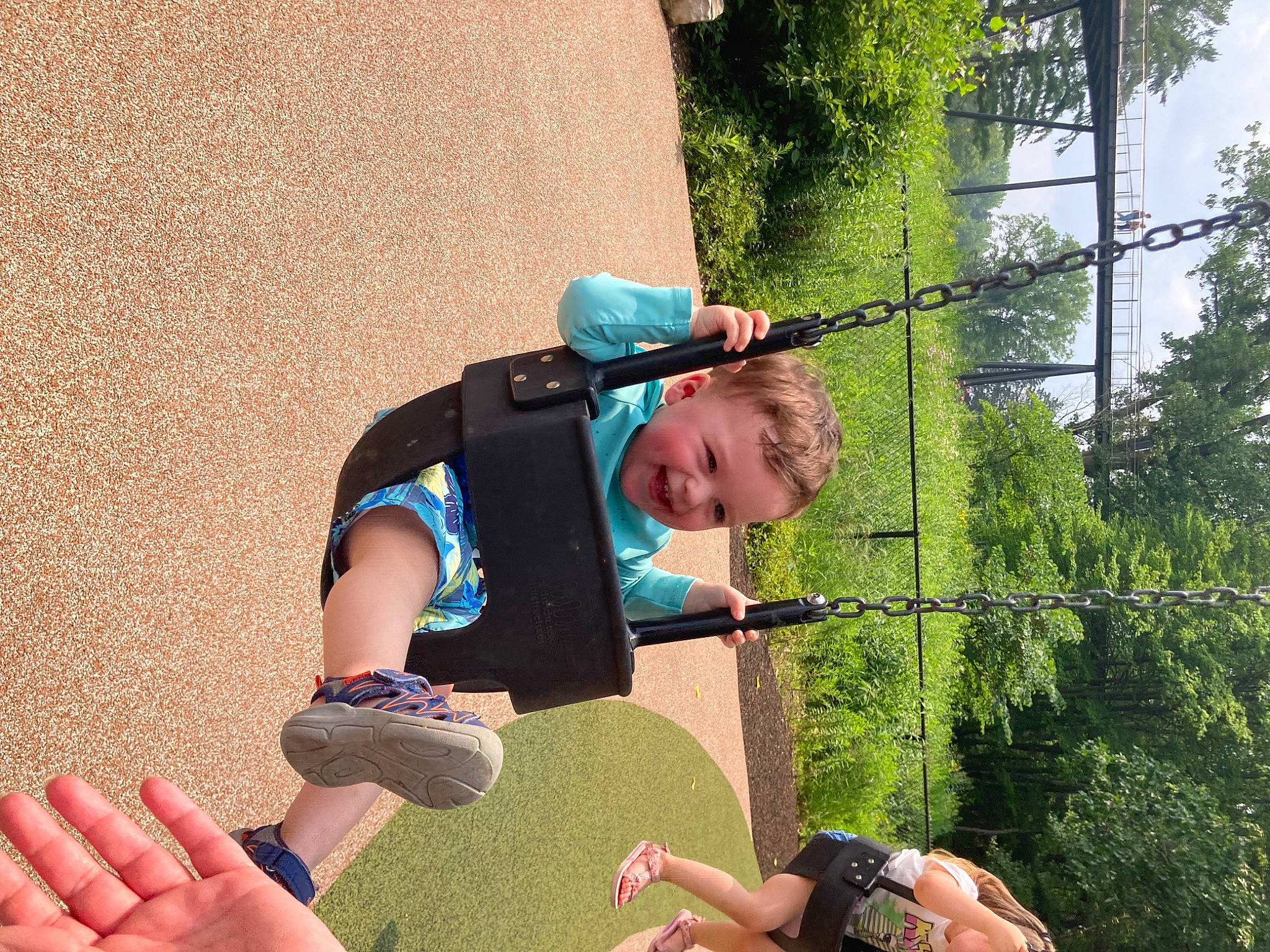 Emilio joined the competition — help win amazing prizes! camera, elbow, foot, fun, grass, hat, joy, landscape, leisure, people_in_nature, person, plant, recreation, shorts, sky, soil, t_shirt, thumb, toddler, tree