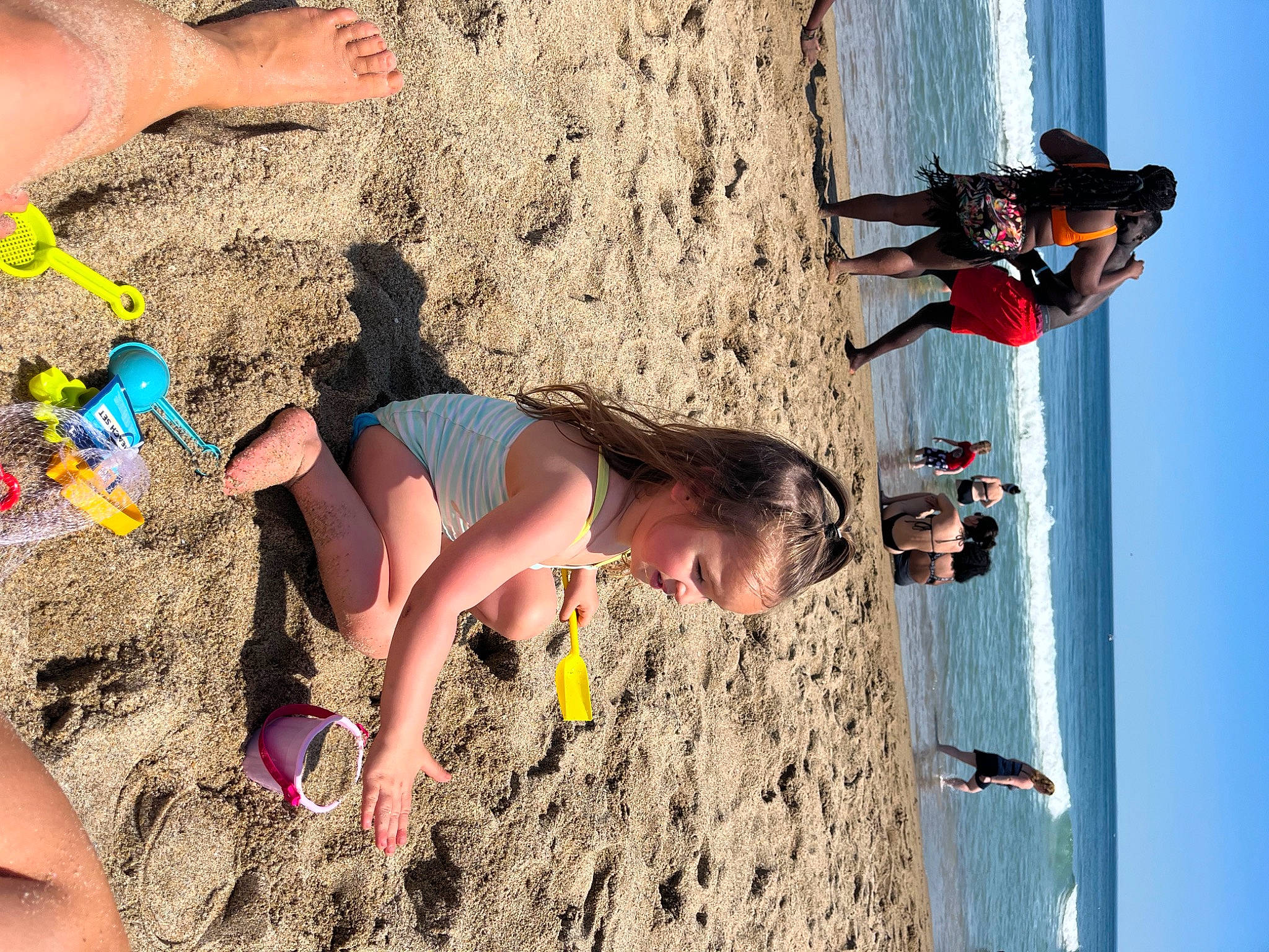 Lilliana joined the competition — help win amazing prizes! azure, beach, foot, fun, hand, happy, human_leg, leg, leisure, people_in_nature, people_on_beach, person, photograph, recreation, sand, shorts, sky, snapshot, thigh, travel