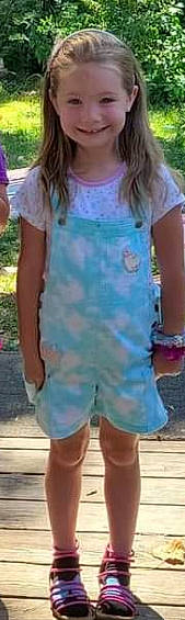 Ayranna Sanchez joined the competition — help win amazing prizes! baby_toddler_clothing, blue, day_dress, electric_blue, fashion_accessory, gesture, human_leg, joint, joy, magenta, one_piece_garment, pattern, peach, person, pink, sleeve, sportswear, t_shirt, thigh, thumb