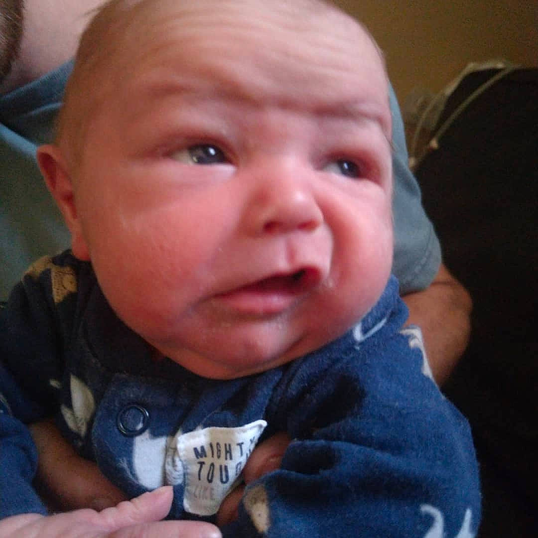 Silas joined the competition — help win amazing prizes! baby, baby_toddler_clothing, cheek, chin, cool, ear, eyebrow, eyelash, finger, gesture, happy, iris, jaw, lip, mouth, neck, nose, person, skin, sleeve