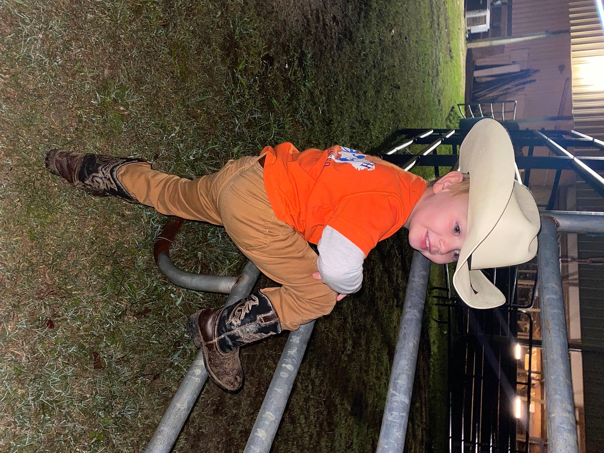 Benton joined the competition — help win amazing prizes! asphalt, baby_toddler_clothing, cap, child, concrete, fence, flash_photography, fun, grass, hat, headwear, joy, outdoor_shoe, person, shoe, sneakers, sun_hat, t_shirt, toddler, walking_shoe