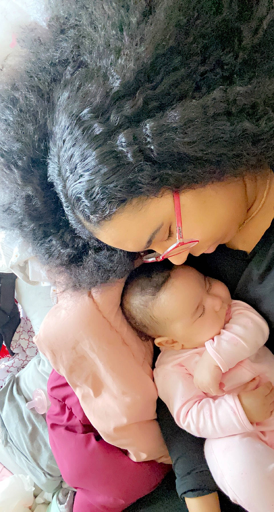 Brélyn joined the competition — help win amazing prizes! baby, baby_sleeping, beauty, black_hair, cap, child, comfort, fashion_accessory, fur, gesture, hair, happy, hug, jewellery, knit_cap, people, person, skin, toddler, wig