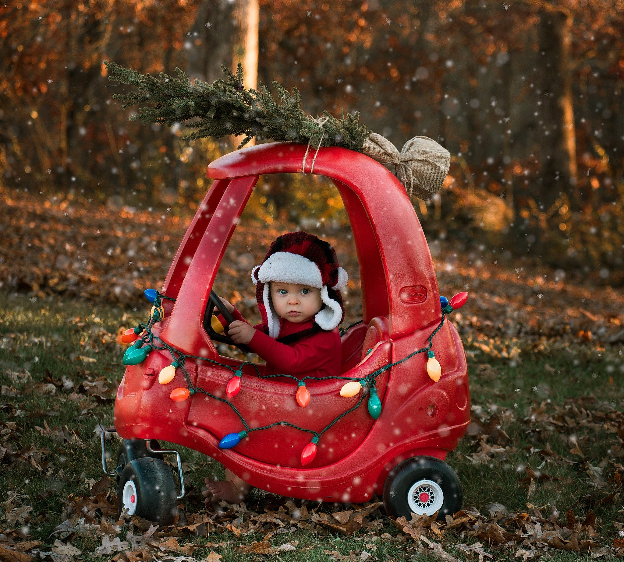 River joined the competition — help win amazing prizes! automotive_design, baby, beauty, car, grass, headwear, morning, motor_vehicle, nature, orange, people_in_nature, person, plant, riding_toy, tire, toddler, toy, tree, vehicle, wheel