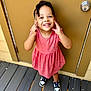 Rheagan is registered to the contest to win money with this photo: blackhair, child, clothing, curlyhair, face, female, footwear, girl, hair, happy, hardwood, head, person, photography, portrait, shoe, sitting, sleeve, smile, wood