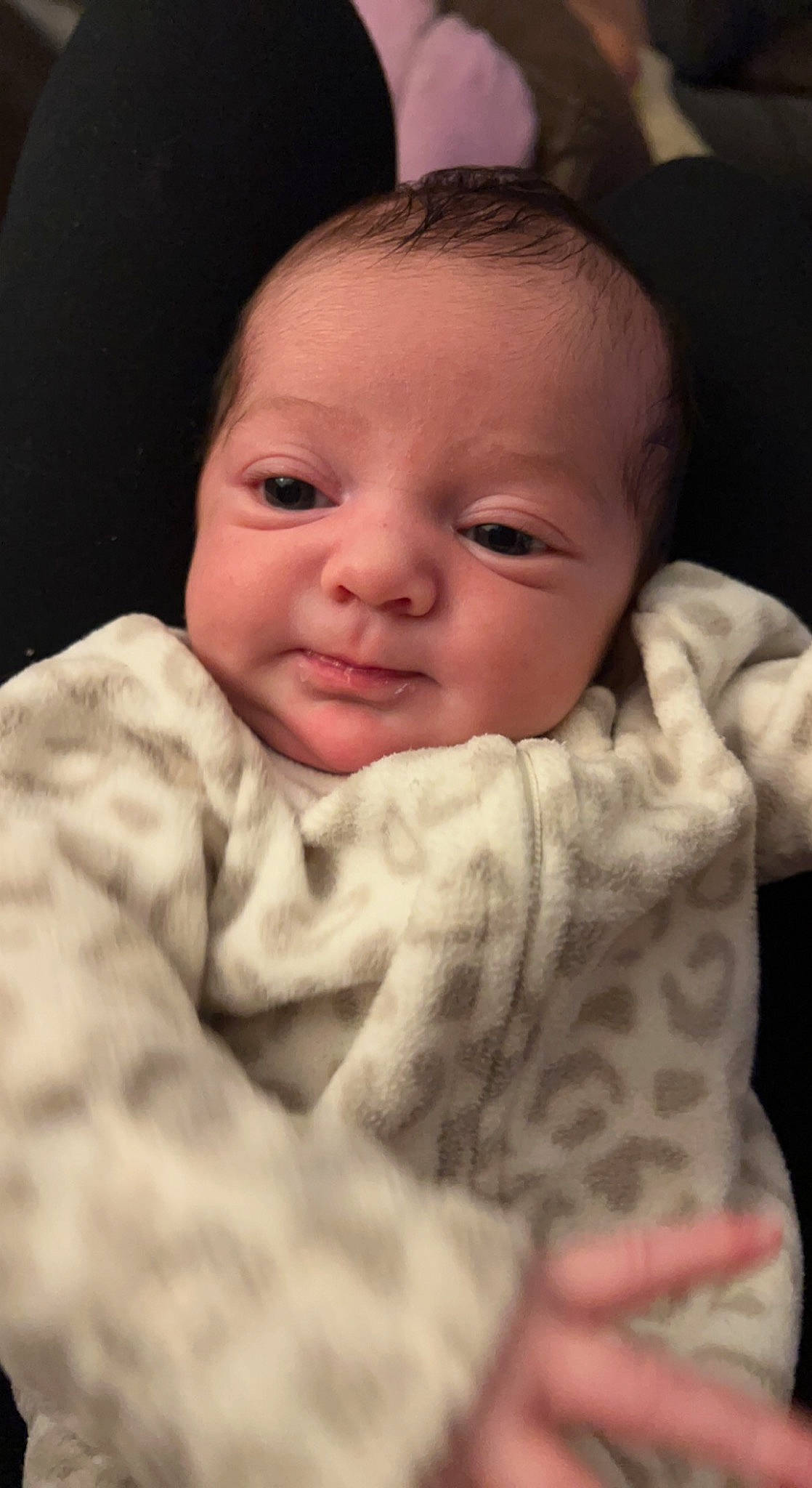 Nevaeh is registered to the contest to win money with this photo: baby, baby_toddler_clothing, cheek, chin, comfort, eyebrow, eyelash, finger, forehead, gesture, head, iris, lip, mouth, nose, person, skin, sleeve, smile, thumb