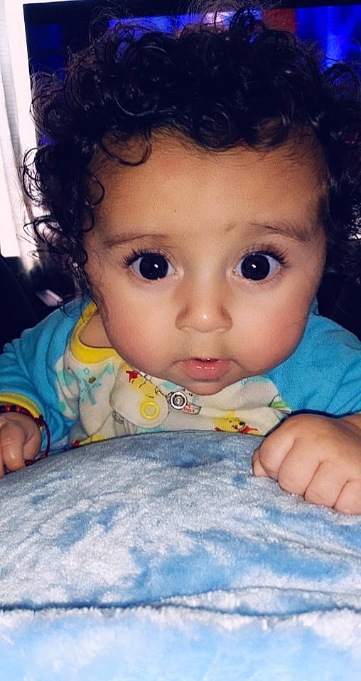 Adrien joined the competition — help win amazing prizes! baby, baby_food, cheek, child, chin, eating, eye, face, food, forehead, head, iris, lip, mouth, nose, person, skin, smile, toddler