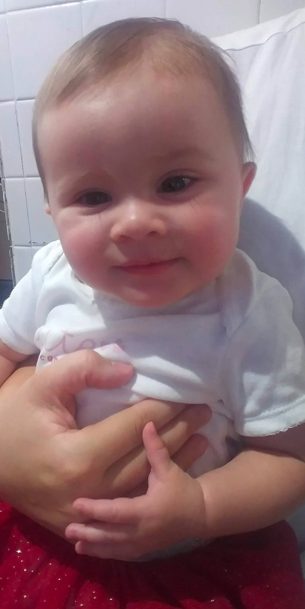 Emerald joined the competition — help win amazing prizes! baby, baby_toddler_clothing, cheek, child, eyelash, finger, gesture, hand, happy, human_body, joy, lip, mouth, nail, neck, nose, person, skin, sleeve, smile