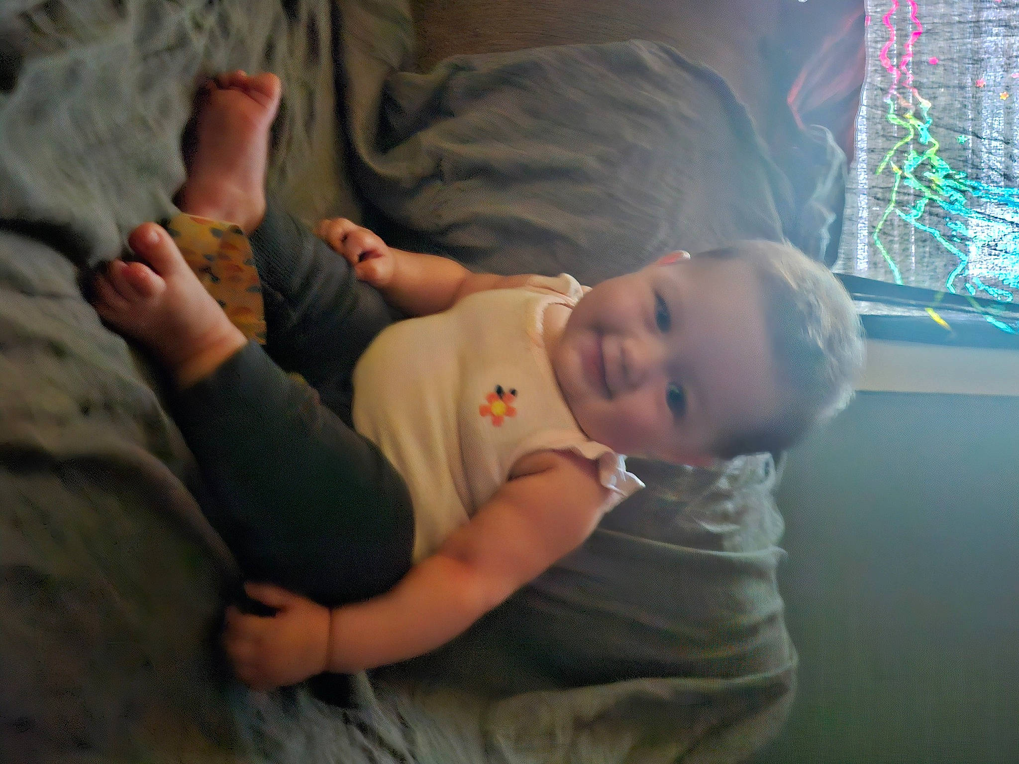 Jemma joined the competition — help win amazing prizes! baby, baby_toddler_clothing, child, comfort, elbow, finger, flash_photography, foot, fun, gesture, grass, head, human_body, human_leg, joy, leg, mammal, person, sitting, sleeve