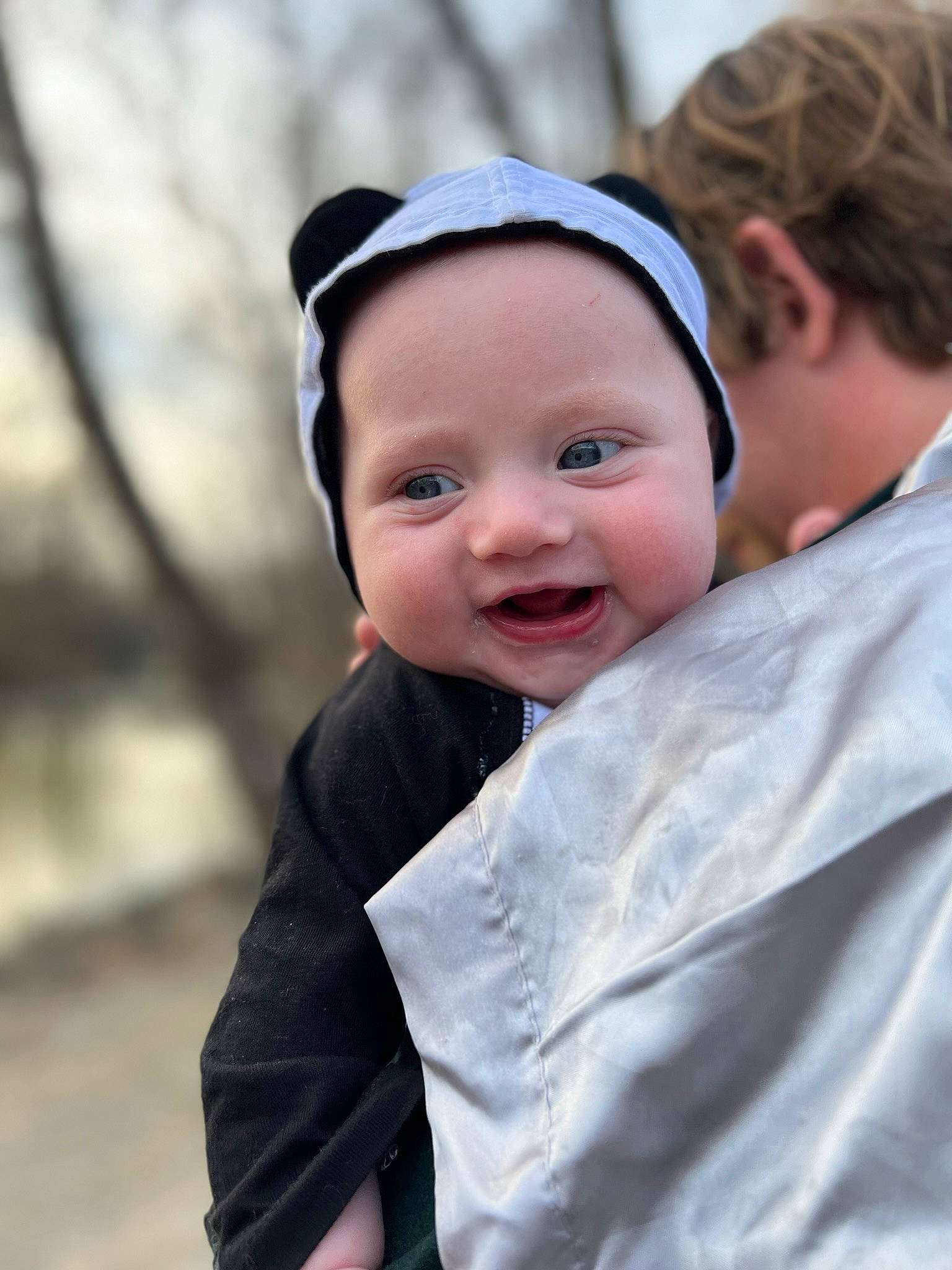 Chayce joined the competition — help win amazing prizes! baby, cap, child, event, eye, flash_photography, fun, gesture, grass, happy, hat, headwear, hug, laugh, love, people_in_nature, person, portrait_photography, smile, toddler