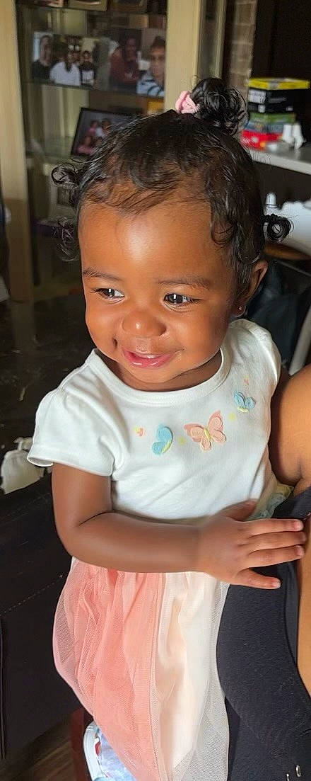 Keasia joined the competition — help win amazing prizes! baby_toddler_clothing, blurred, cheek, chin, eye, eyebrow, eyelash, forehead, hair, hairstyle, hand, happy, head, iris, joy, lip, mouth, neck, nose, person