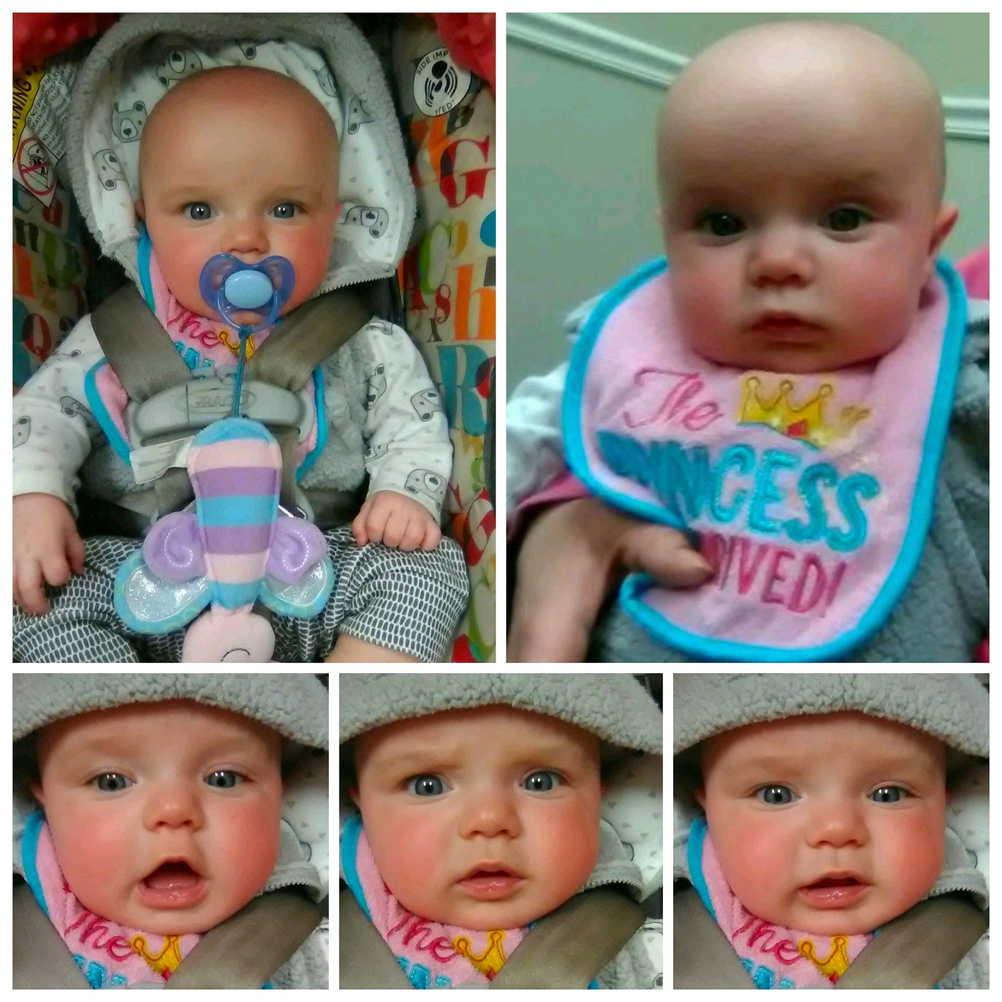 Georgialyn is registered to the contest to win money with this photo: baby, baby_making_funny_faces, cheek, child, collage, eye, face, facial_expression, forehead, head, headwear, human, iris, joy, lip, mouth, nose, person, photomontage, product